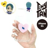 TinyTAN フィギュアクリアiPhoneケース (RM)【iphone11】【KiNiNaRu/きになる】公式グッズ TinyTAN  キャラクターグッズ通販