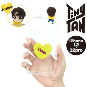 画像1: TinyTAN フィギュアクリアiPhoneケース（J-HOPE)【iPhone12/12Pro】【KiNiNaRu/きになる】公式グッズ TinyTAN  キャラクターグッズ通販