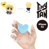 TinyTAN フィギュアクリアiPhoneケース (JIN)【iphone11】【KiNiNaRu/きになる】公式グッズ TinyTAN  キャラクターグッズ通販