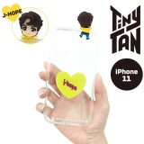TinyTAN フィギュアクリアiPhoneケース (J-HOPE)【iphone11】【KiNiNaRu/きになる】公式グッズ TinyTAN  キャラクターグッズ通販