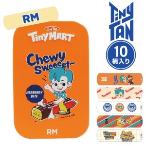 画像1: TinyTAN缶ケース付きばんそうこうTinyMART(RM)【KiNiNaRu/きになる】公式グッズ TinyTAN TinyMART   通販