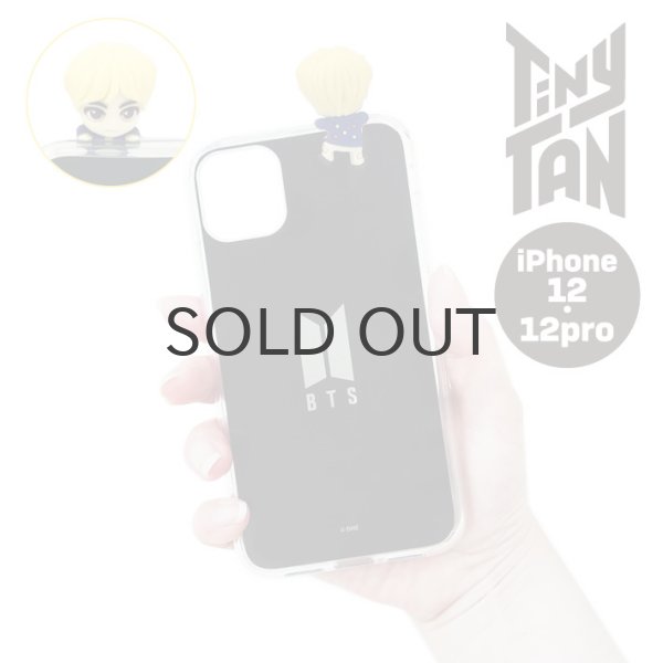 画像1: 【70%OFF】TinyTAN  フィギュアミラーiPhoneケース(JIN)【iPhone12/12Pro】【KiNiNaRu/きになる】公式グッズ TinyTAN キャラクターグッズ通販 (1)